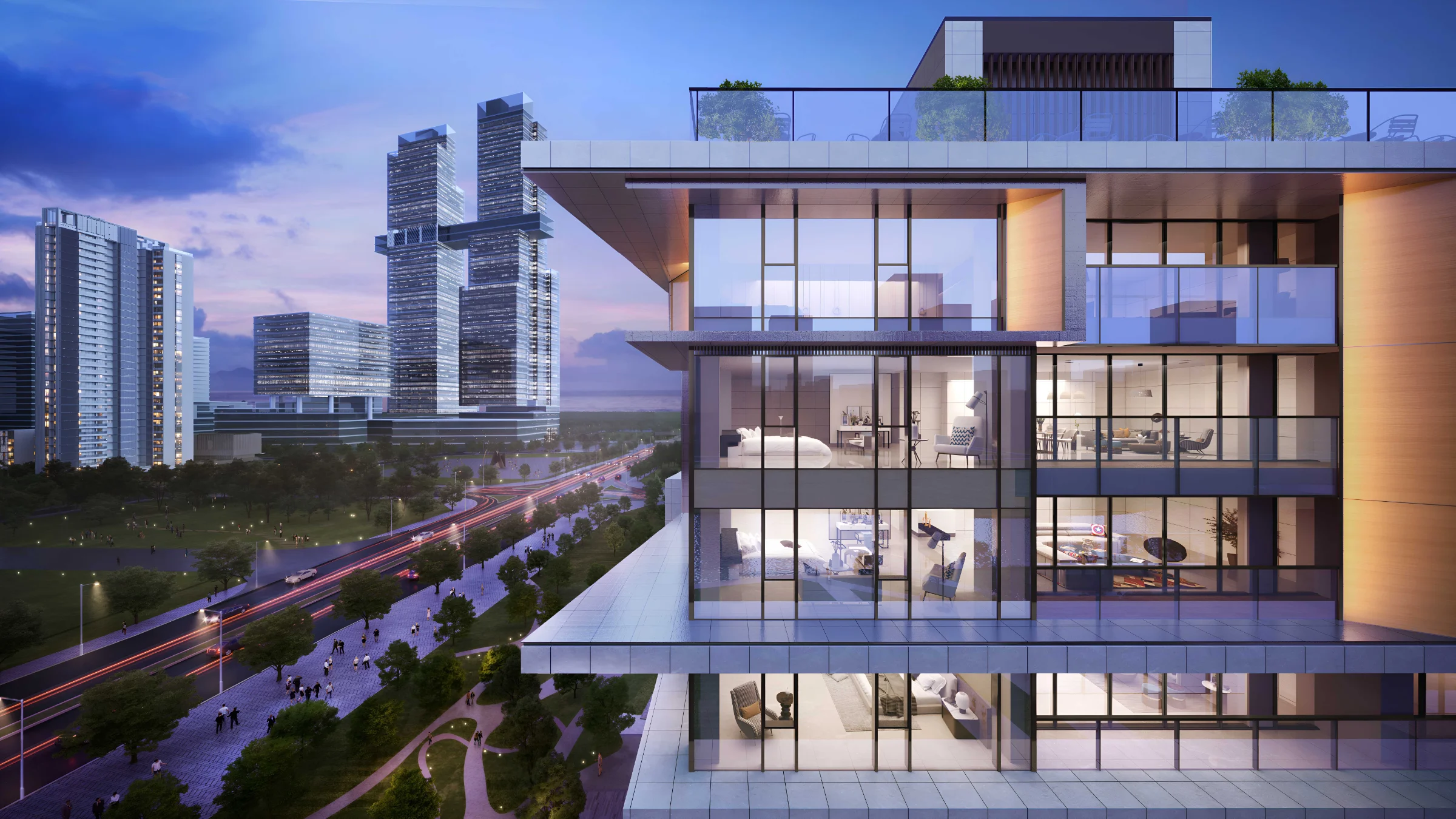 Nolte Kitchens in Jiushang Apartment in Shenzhen